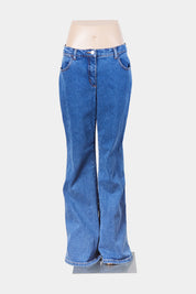 John Bamer Blue Mid Rise Bootcut Jeans