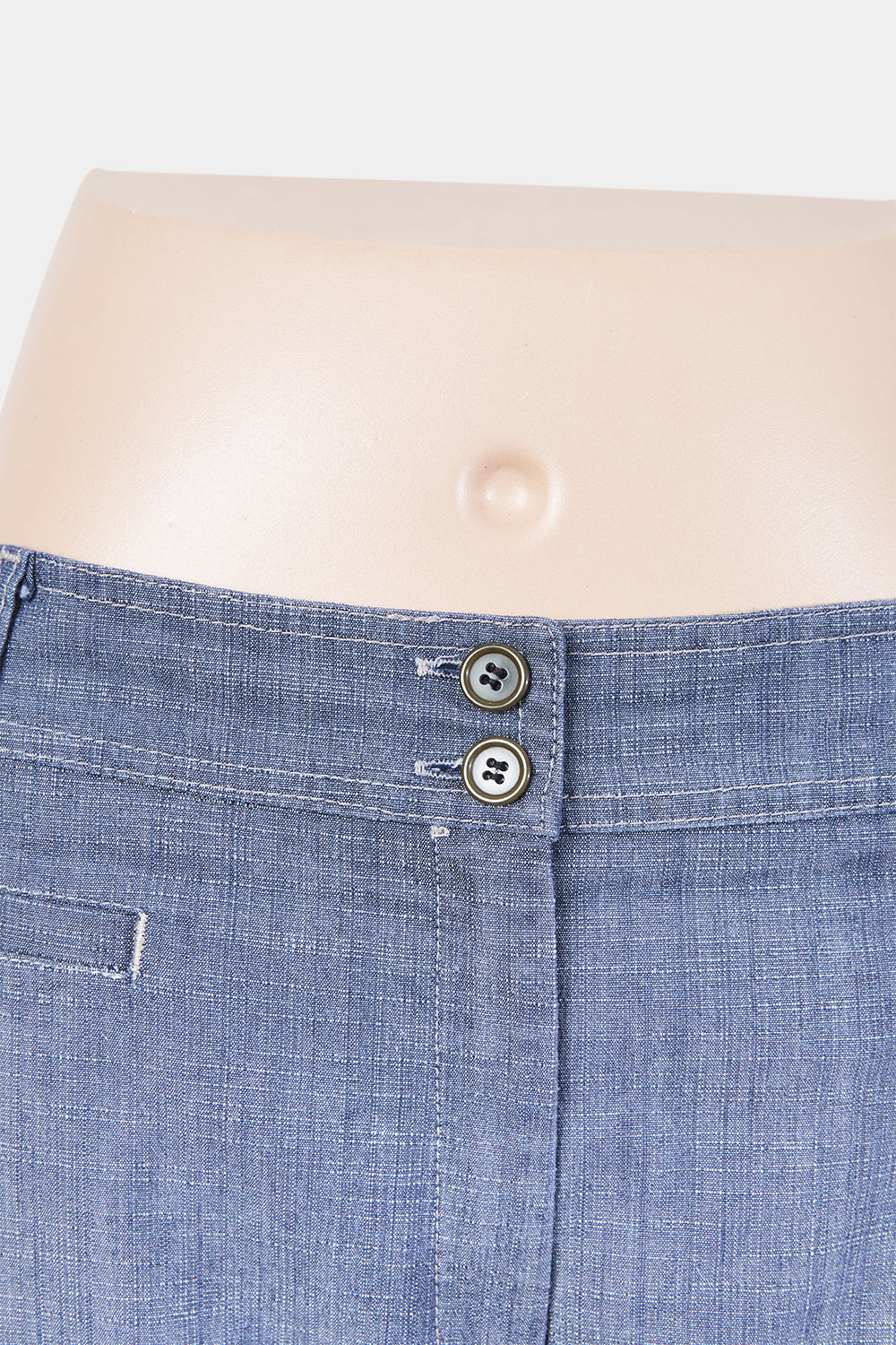 Exe Jeans Steel Blue Low Rise Trousers