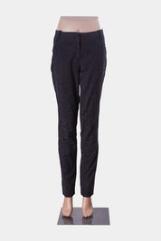 REVIEW Black Baroque Fabric Mid Rise Trousers