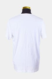 Tommy Hilfiger White V Neck T Shirt with Logo