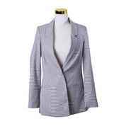 SUPRE Grey Plaid Long Blazer