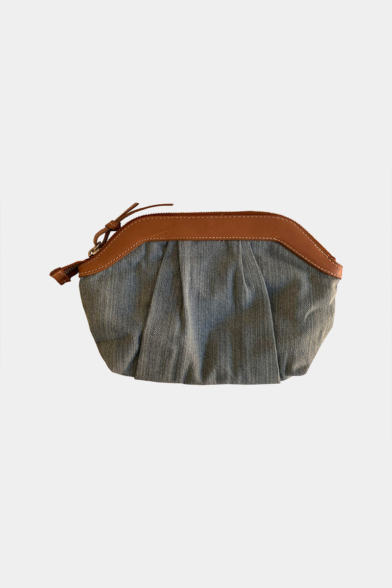 Country Road Blue Clutch