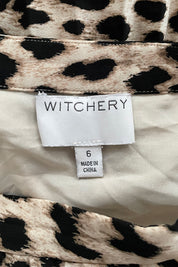 WITCHERY Leopard Skirt