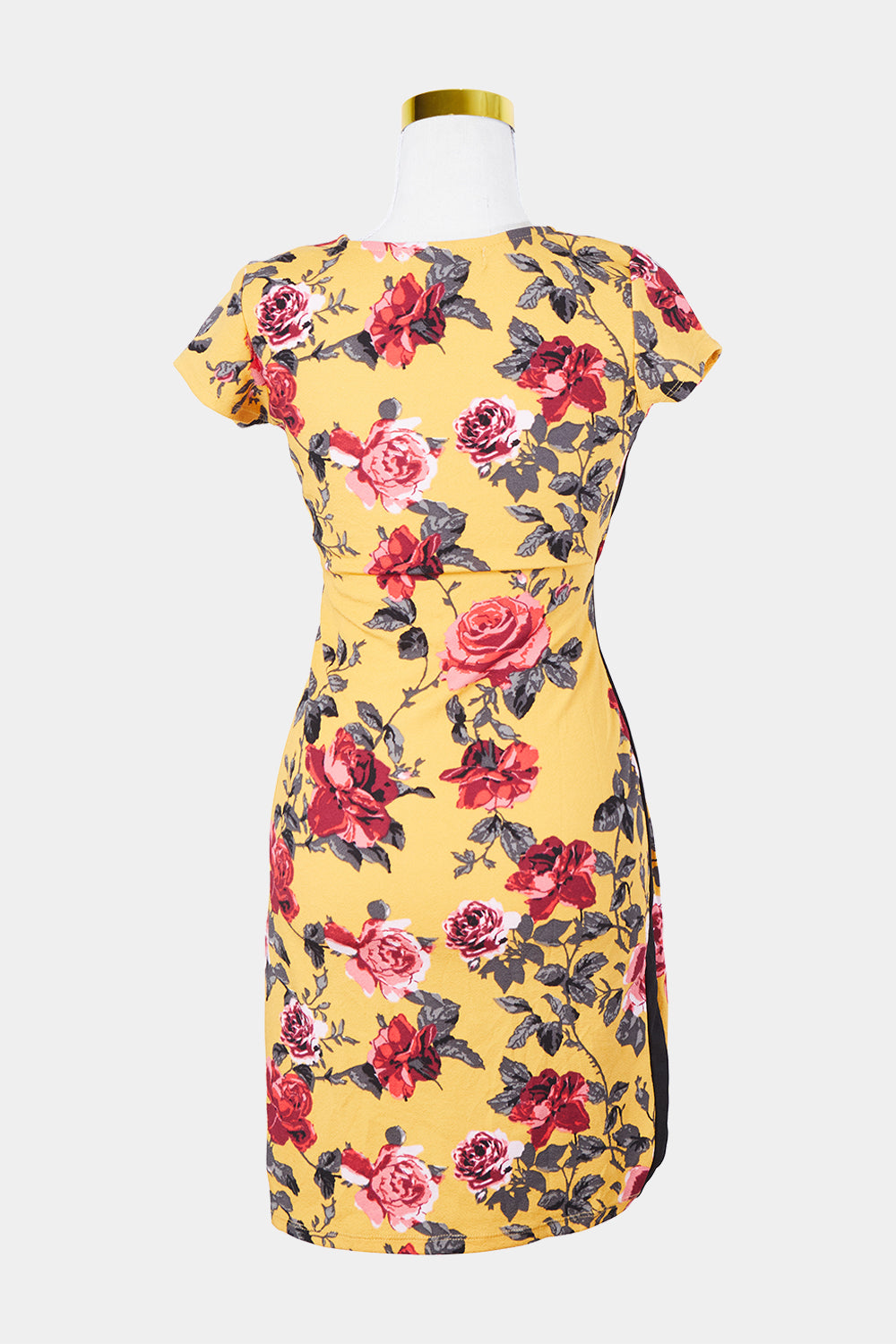 Almost Famous Yellow  Floral Mini Dress