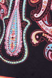 Nsc Studio Collection Black Rhinestone Pattern Slinky Dress