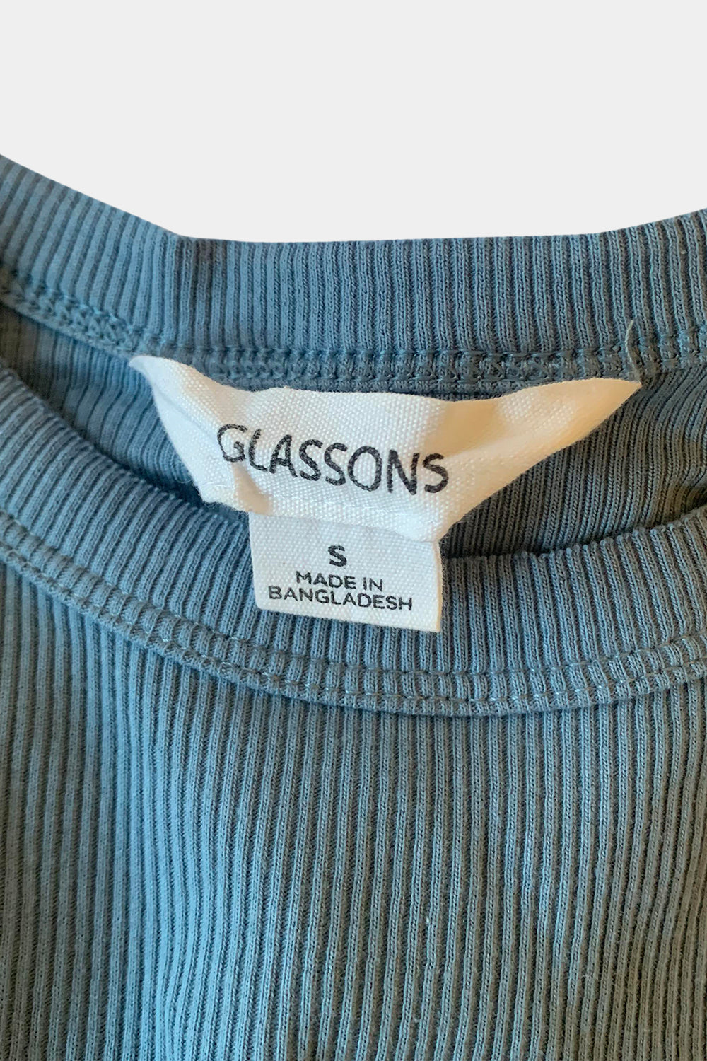 GLASSONS Blue Tank Top