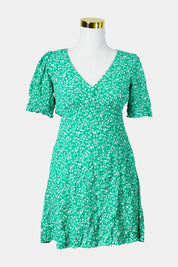 Forever New Green Floral Summer Dress
