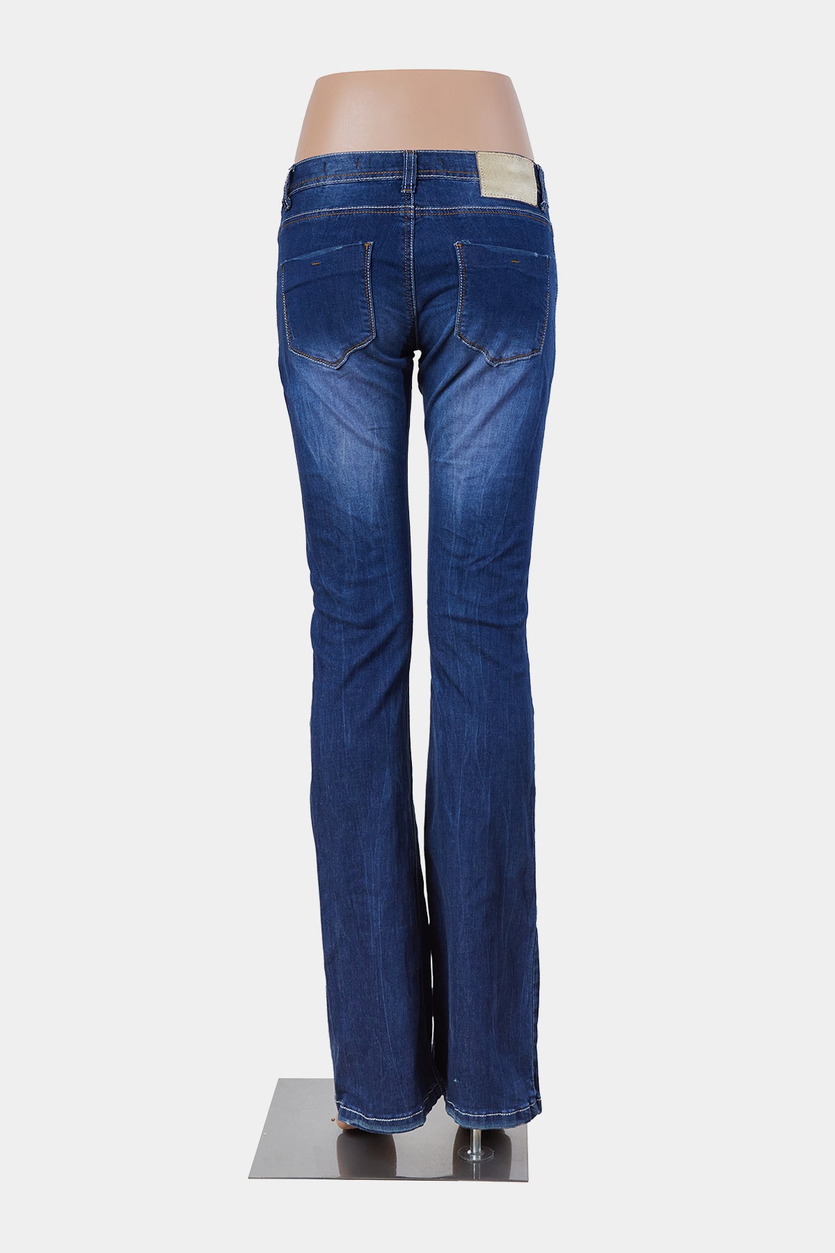 JENNYFER Blue Low Rise Bootcut Jeans