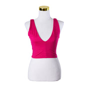 KOOKAI Fuschia V Neck CropTop