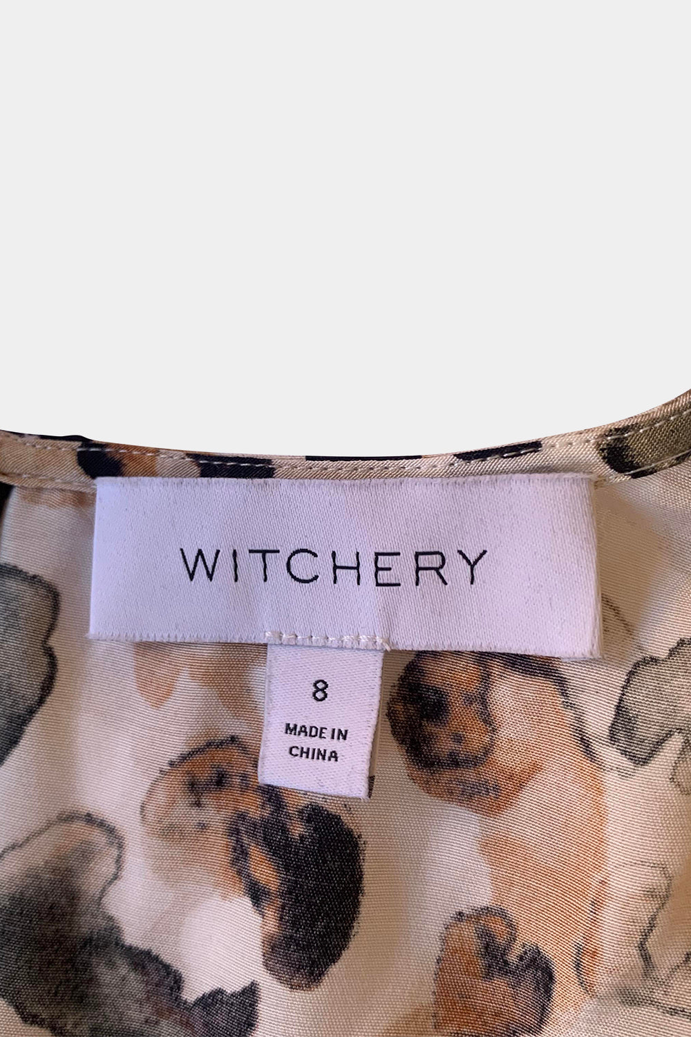 WITCHERY Brown Top