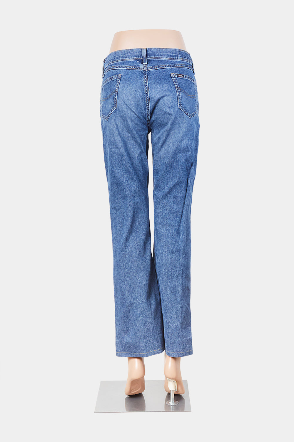 RIFLE Blue Low Rise Cropped Jeans