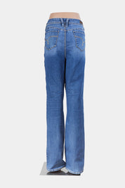 ROYALTY Blue Low Rise Stitch Detail Jeans