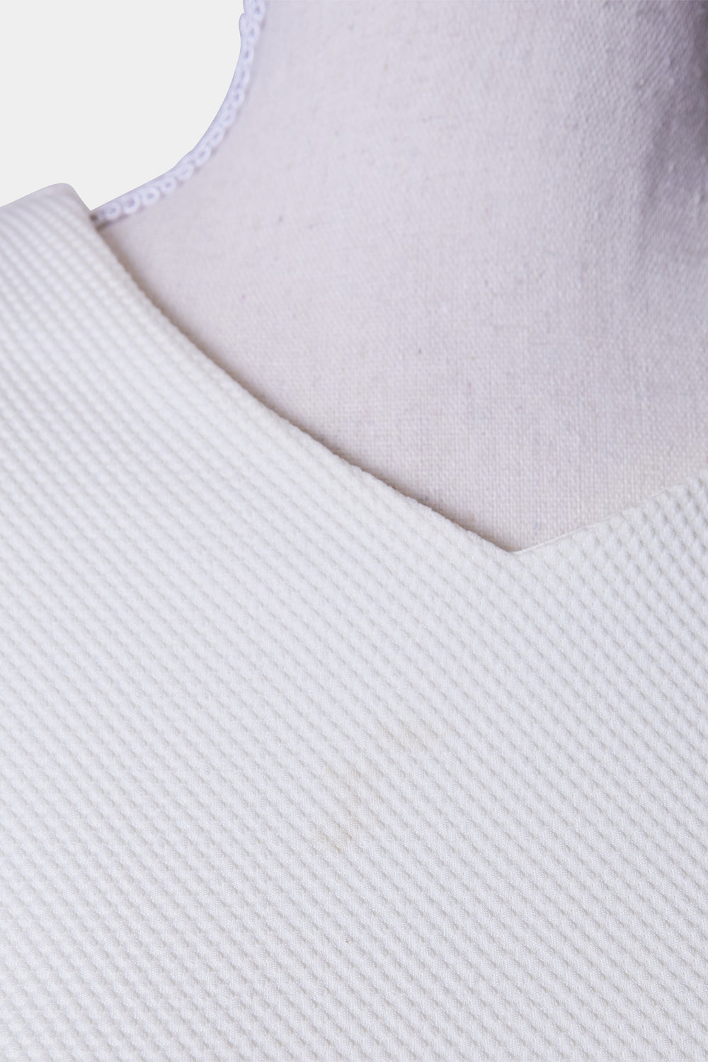 Forever New White Crop Crossover Top