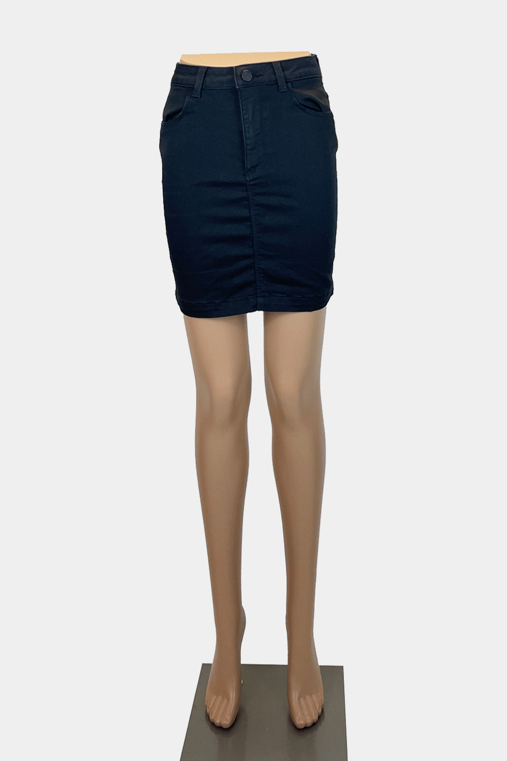 MISSGUIDED Black Midi Skirt