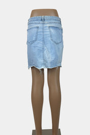 ALLY Denim Midi Skirt