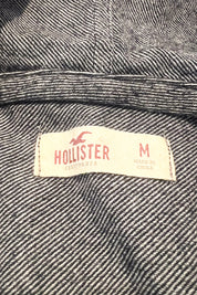 HOLLISTER Mid Blue Flannel Hooded Shirt