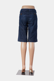 WITCHERY Blue Denim Long Shorts