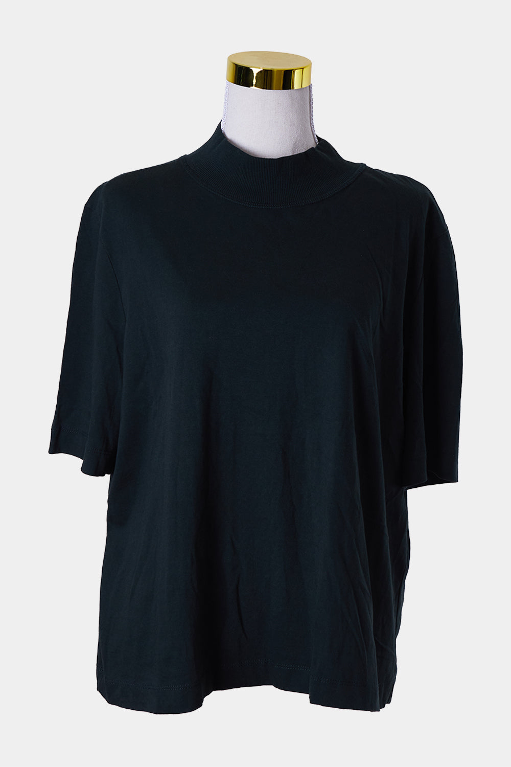ZARA Dark Green High Neck T Shirt