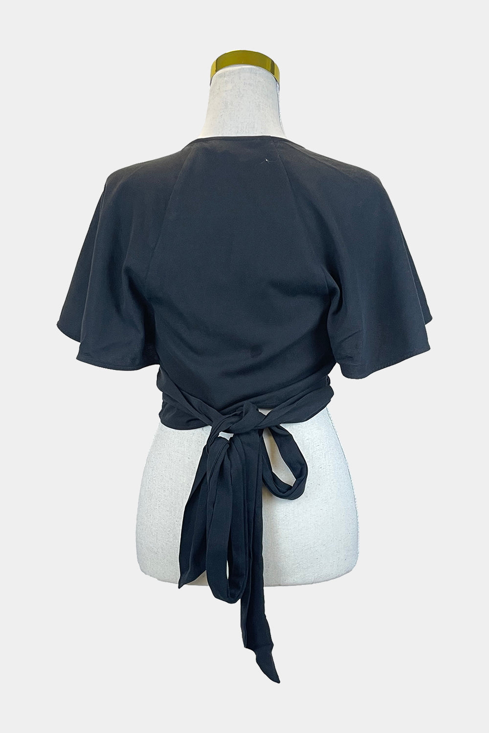 ZIMMERMANN Black Wrap Blouse