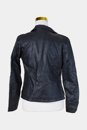 Assorted Brands Black Faux Leather Biker Jacket