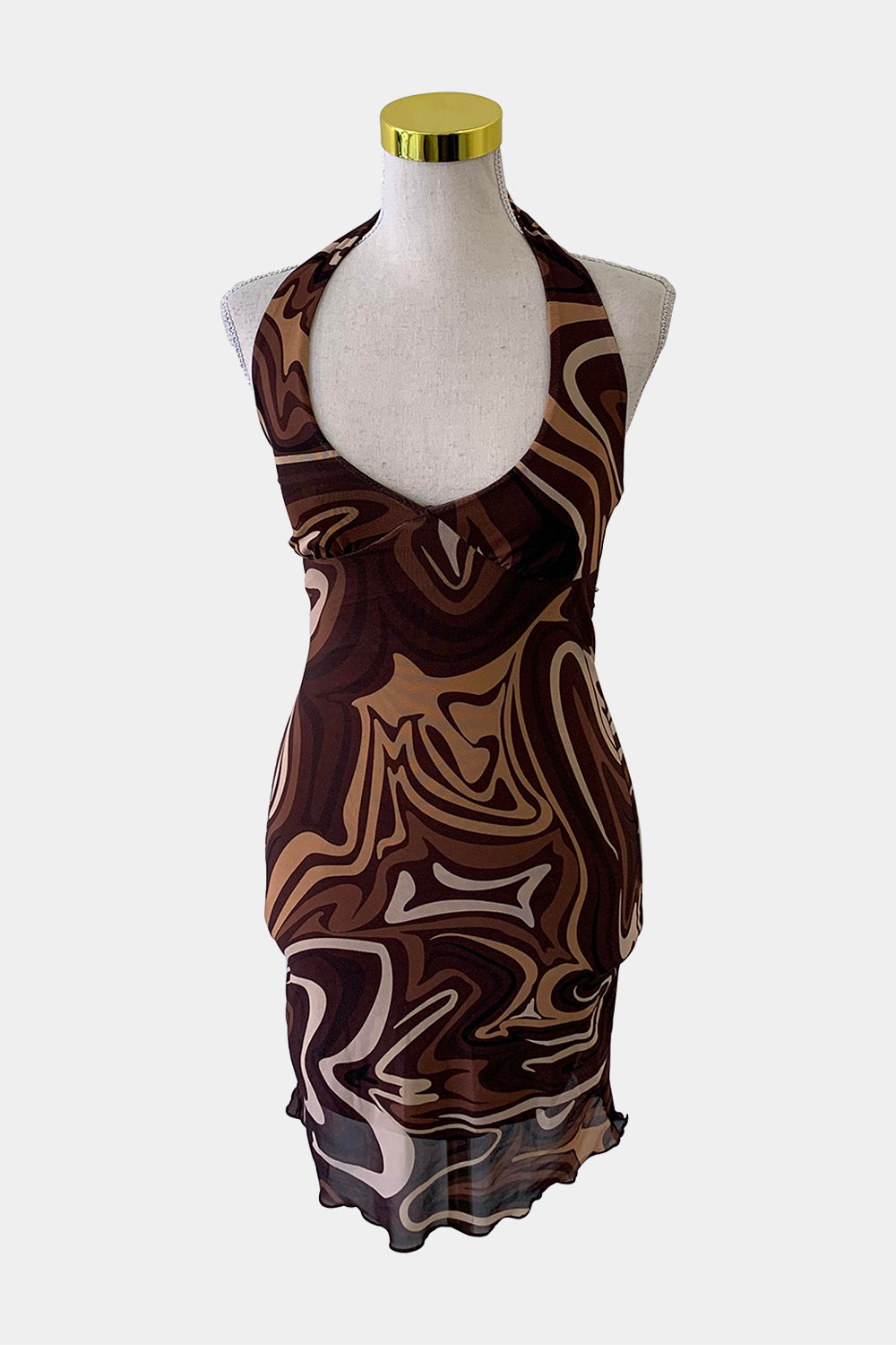 Princess Polly Brown Dress Circular Clothing Co. Princess Polly Brown Dress Circular Clothing Co.