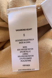 Sass & Bide Gold Dress