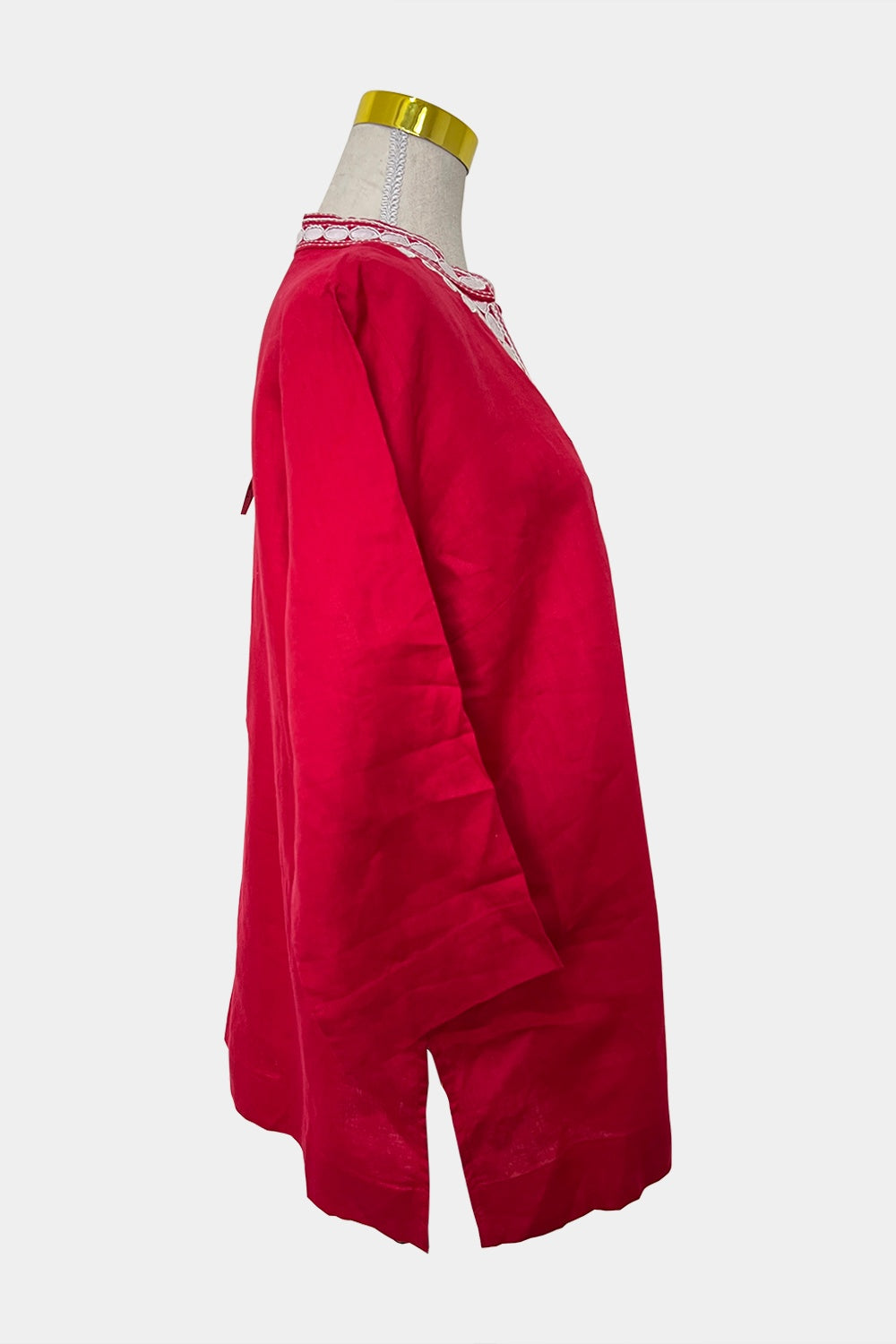 Blue Illusion Red Top