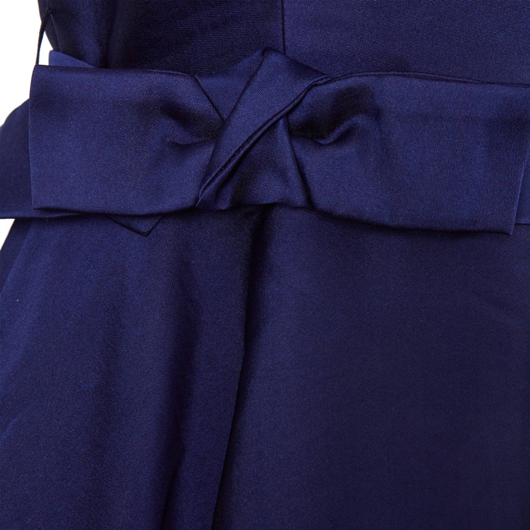 P.A.R.O.S.H Navy Bow Belt Party Dress