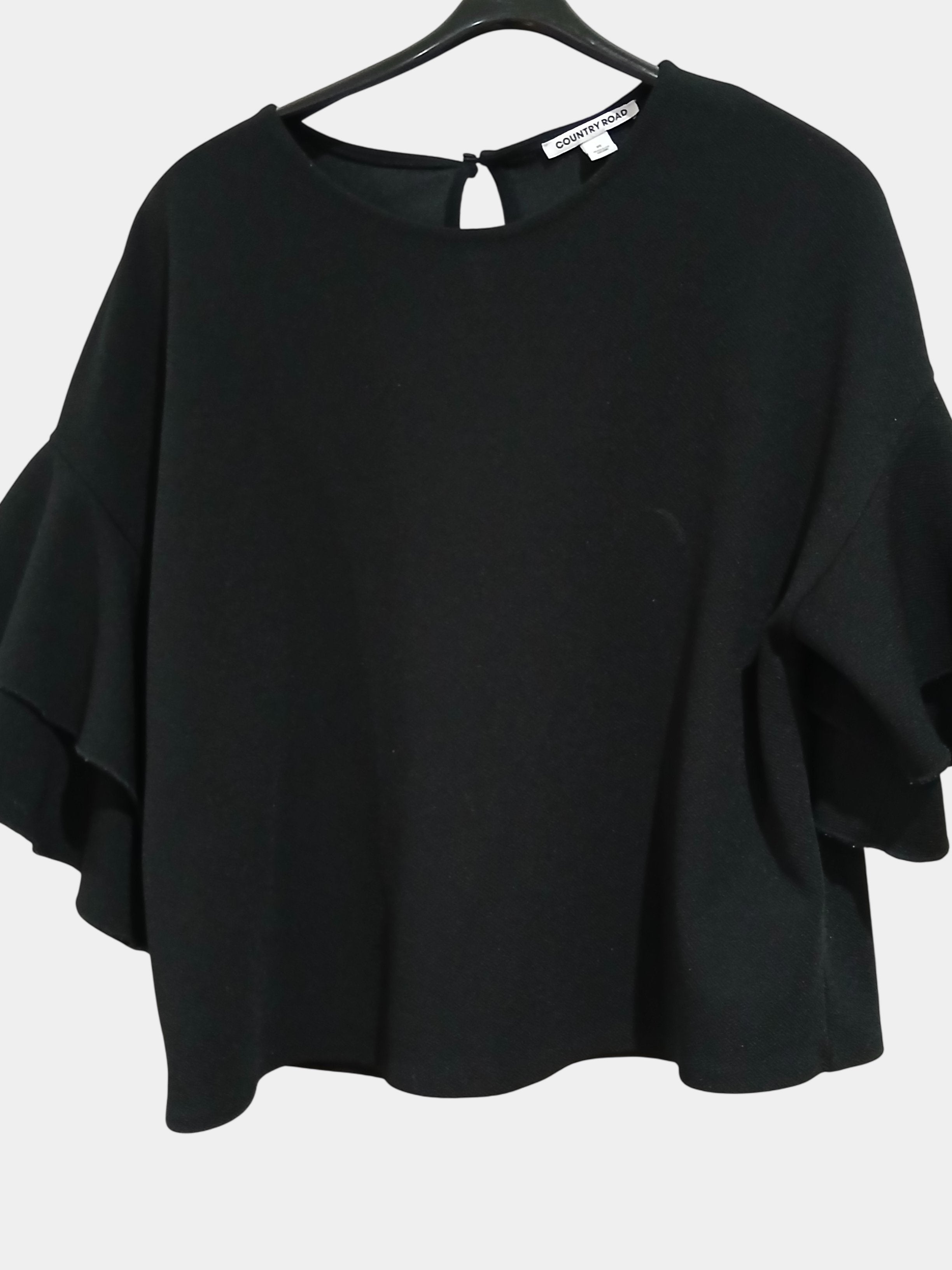 Black Country Road Blouse Size M