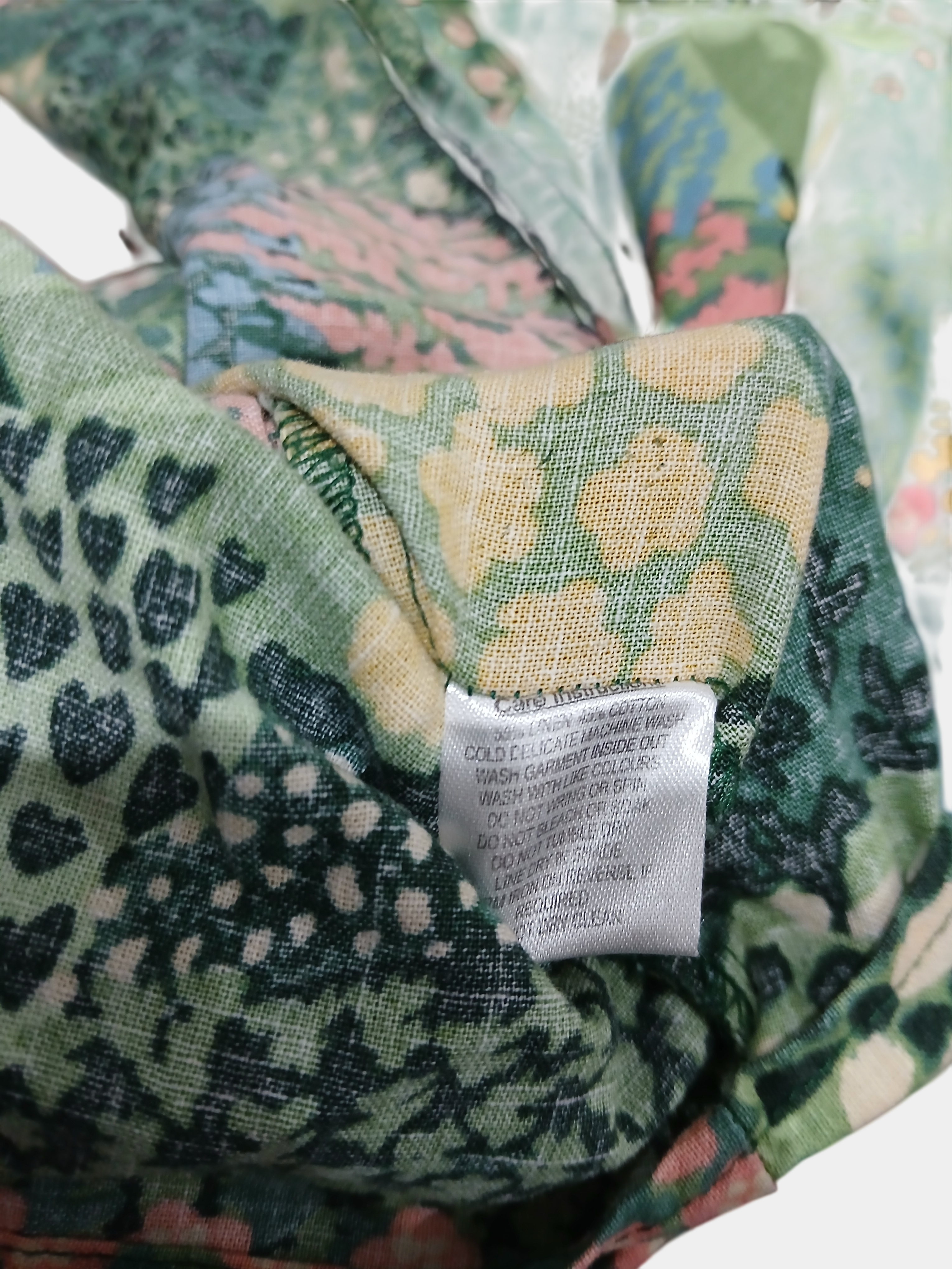 Green Princess Highway Linen Shirt Size 10