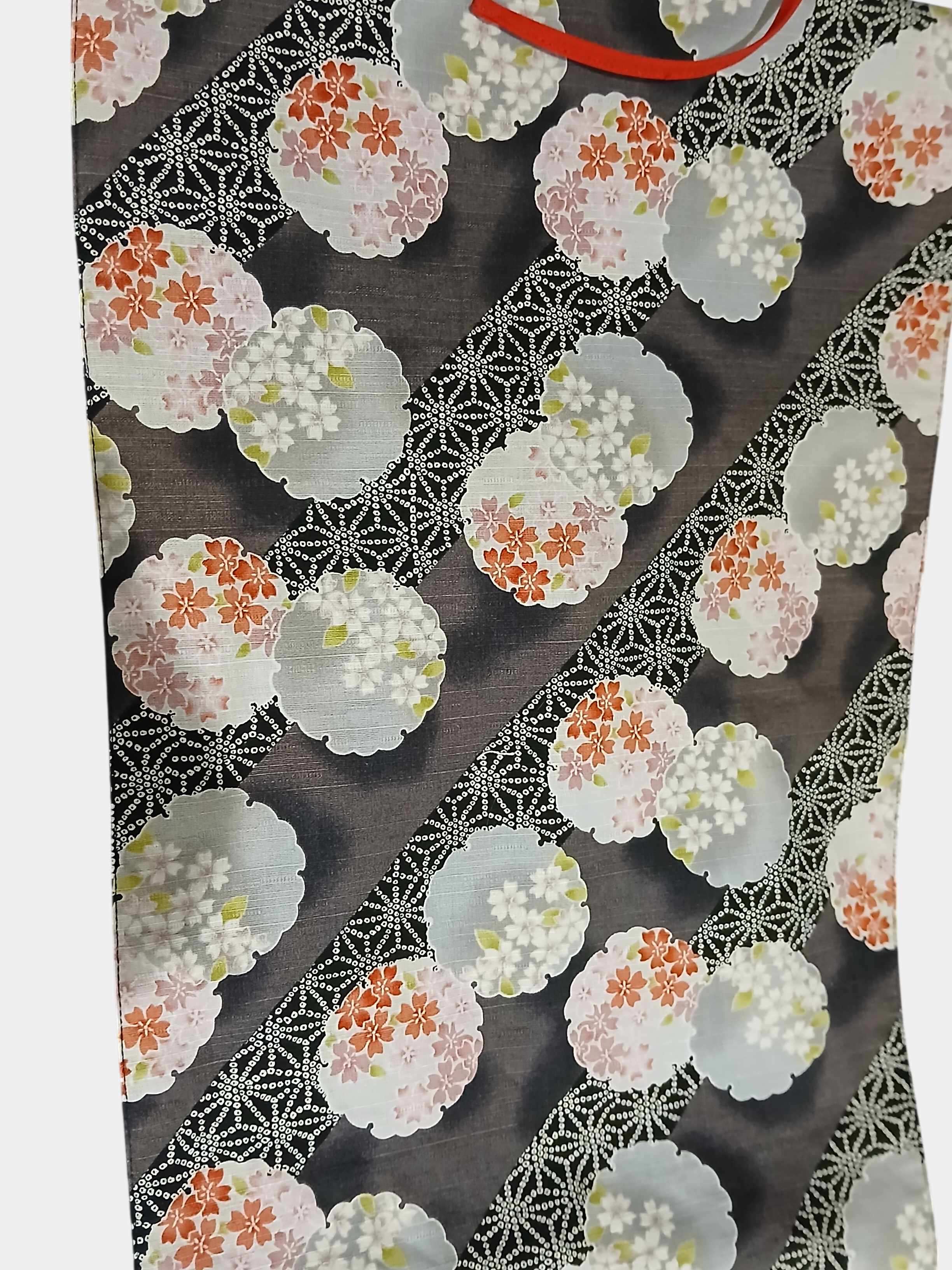 Grey and Pink Print Dogstar Obi Belt Size 10