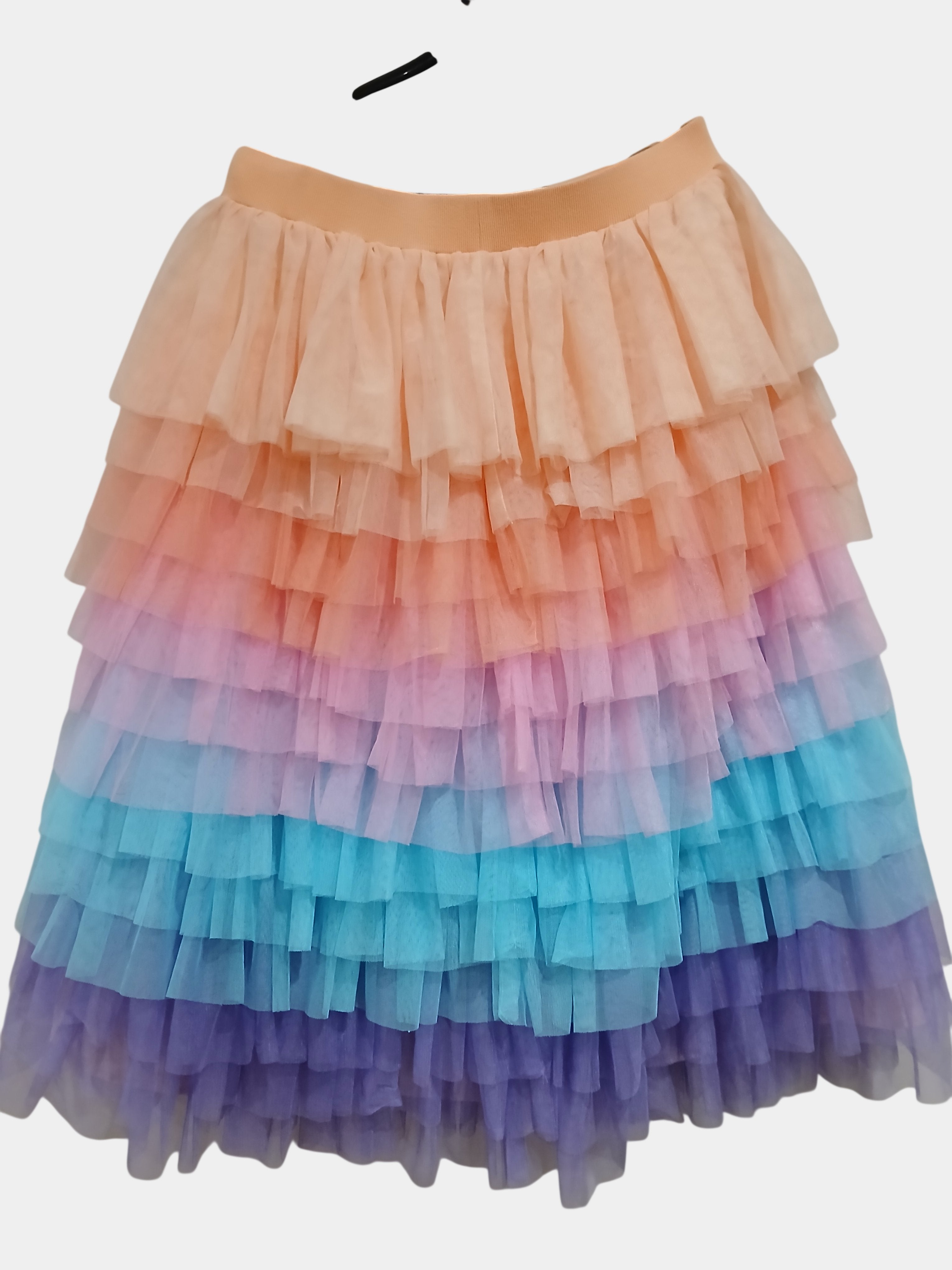 Confetti Rebels Rainbow Tutu Maxi Skirt 2XL