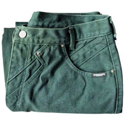 1980-1990 Vintage Roughrider by Circle T - Cut 745 | Size US 17/18 x 36" | Emerald Green