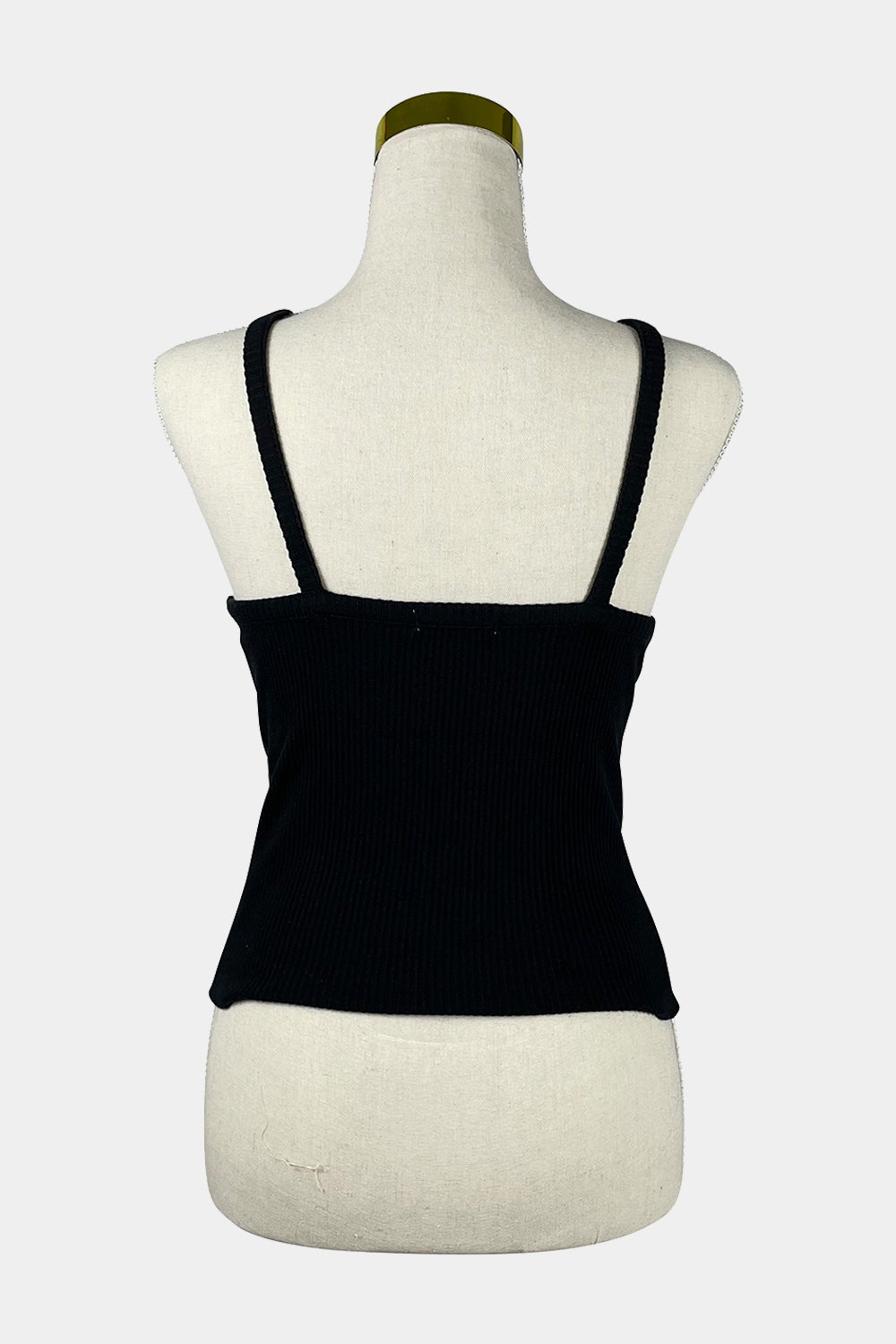 Cotton On Black Rib Tank