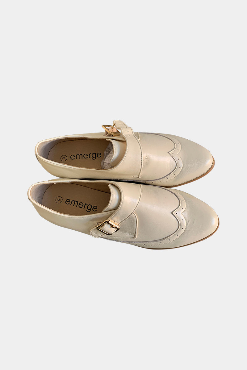 EMERGE Cream Shoes
