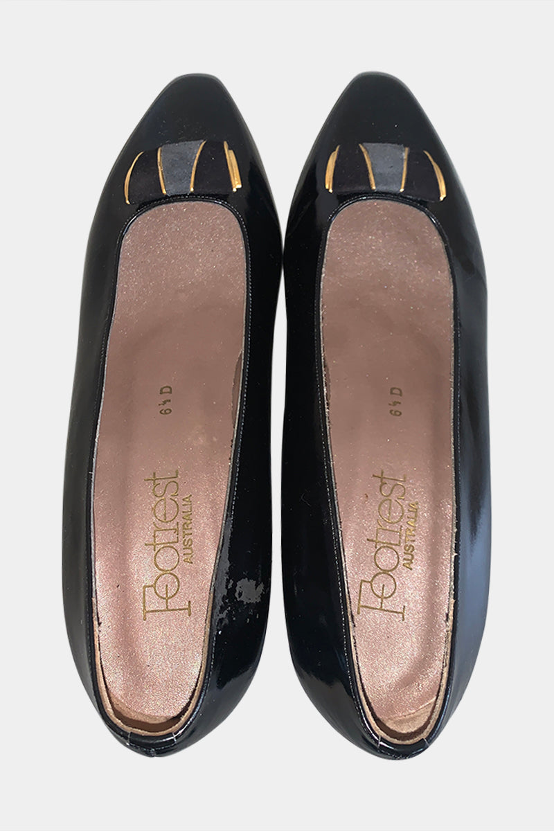 FOOTREST Black Heels