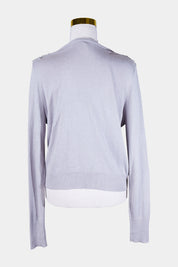 RJC Grey Beaded Lace Trim Grey Cardigan