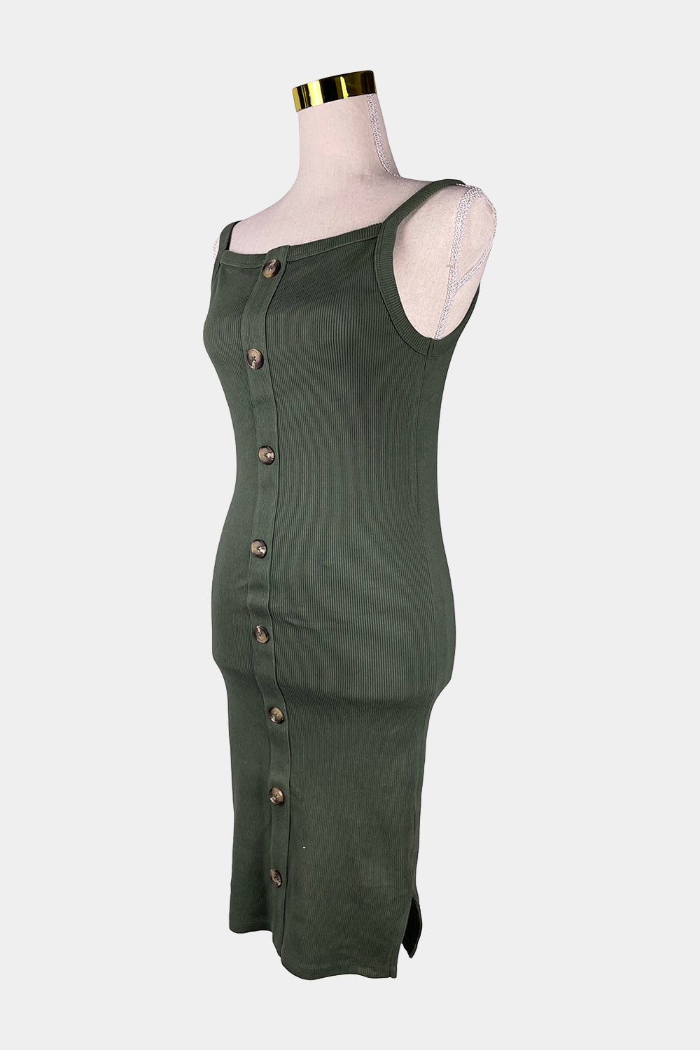 Country Road Green Rib Knit Dress
