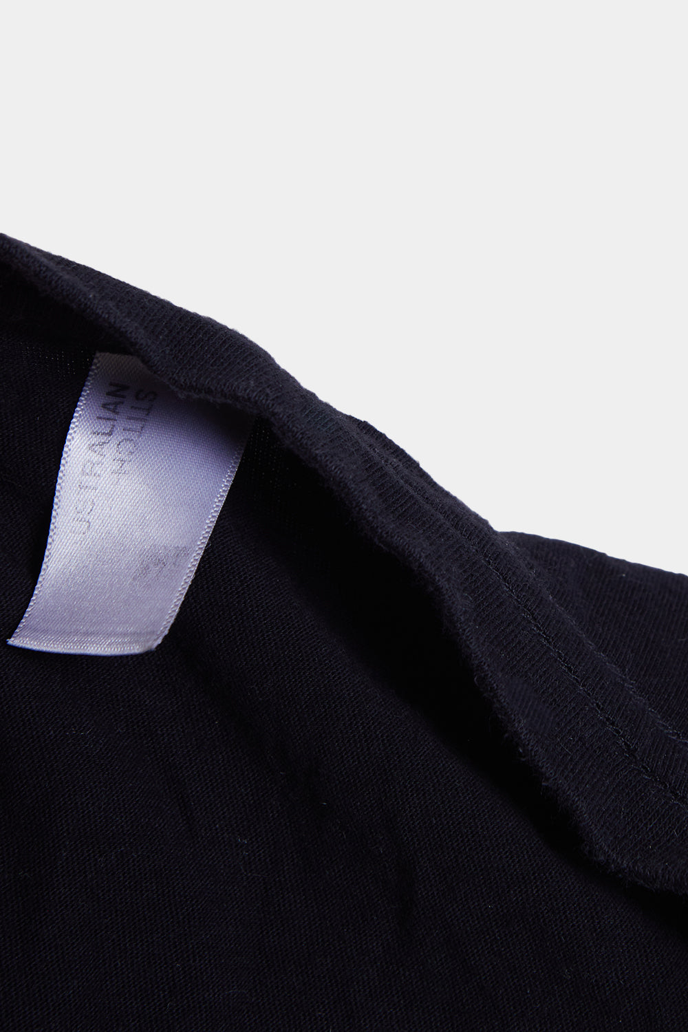 Australian Stitch Black Sleeveless Tank