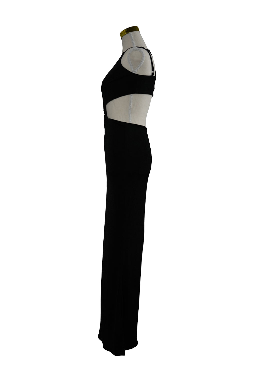 TIGERMIST Black Cut Out Maxi Dress