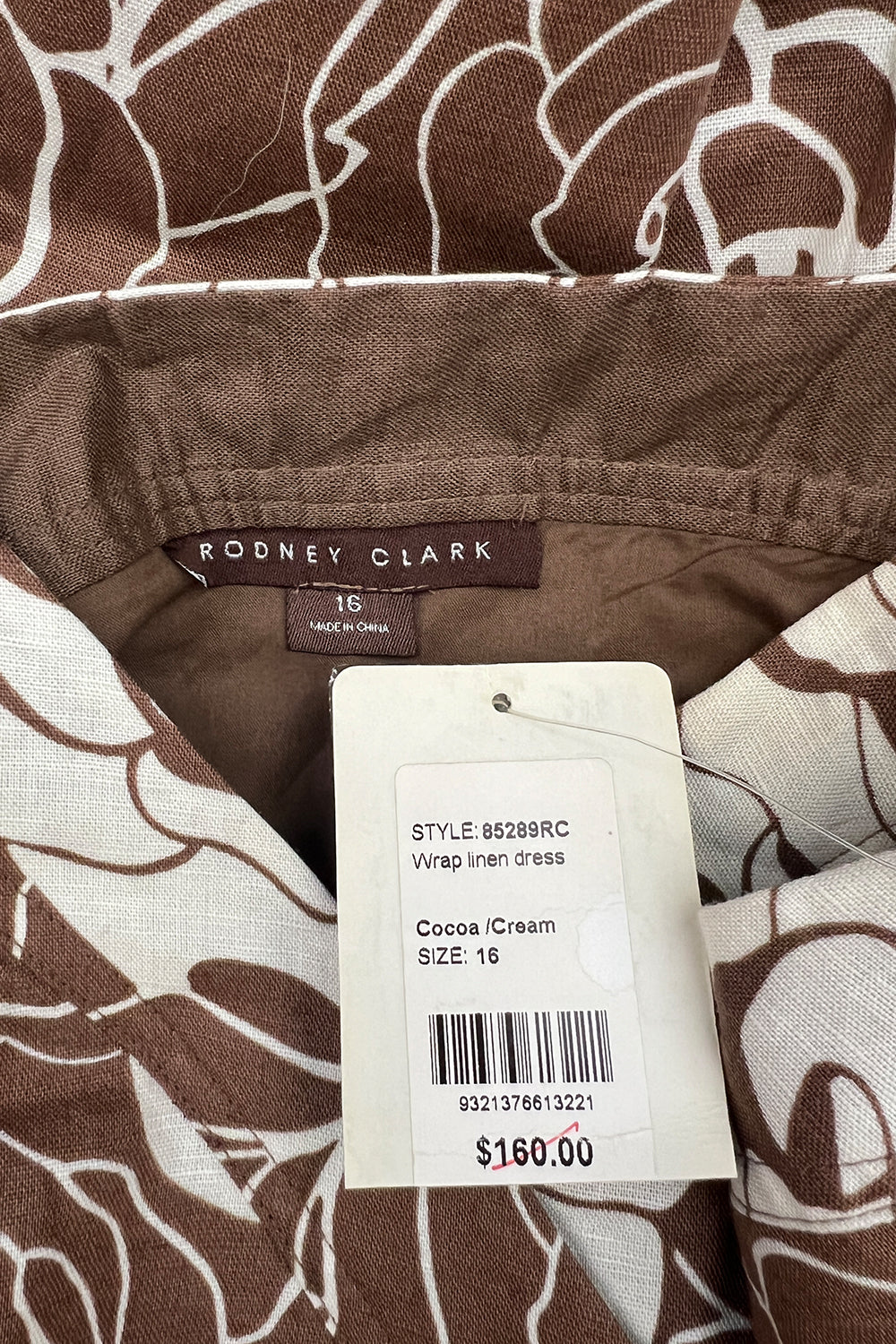 Rodney Clark Cocoa & Cream Dress