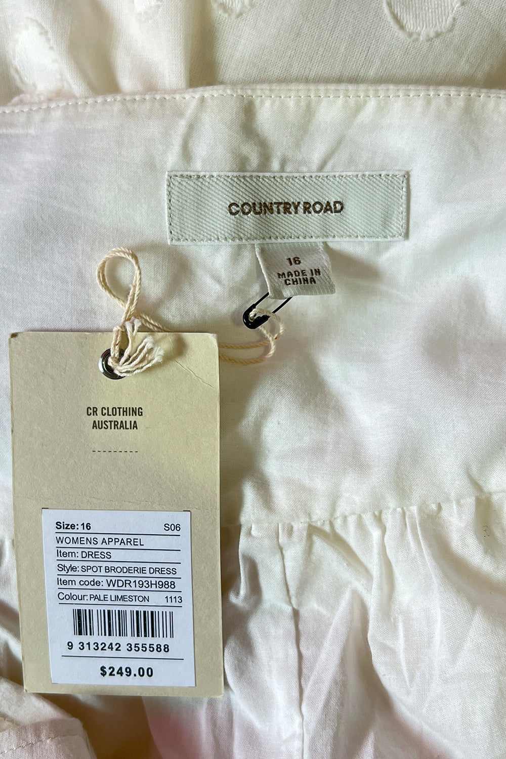 Country Road Off White Dress