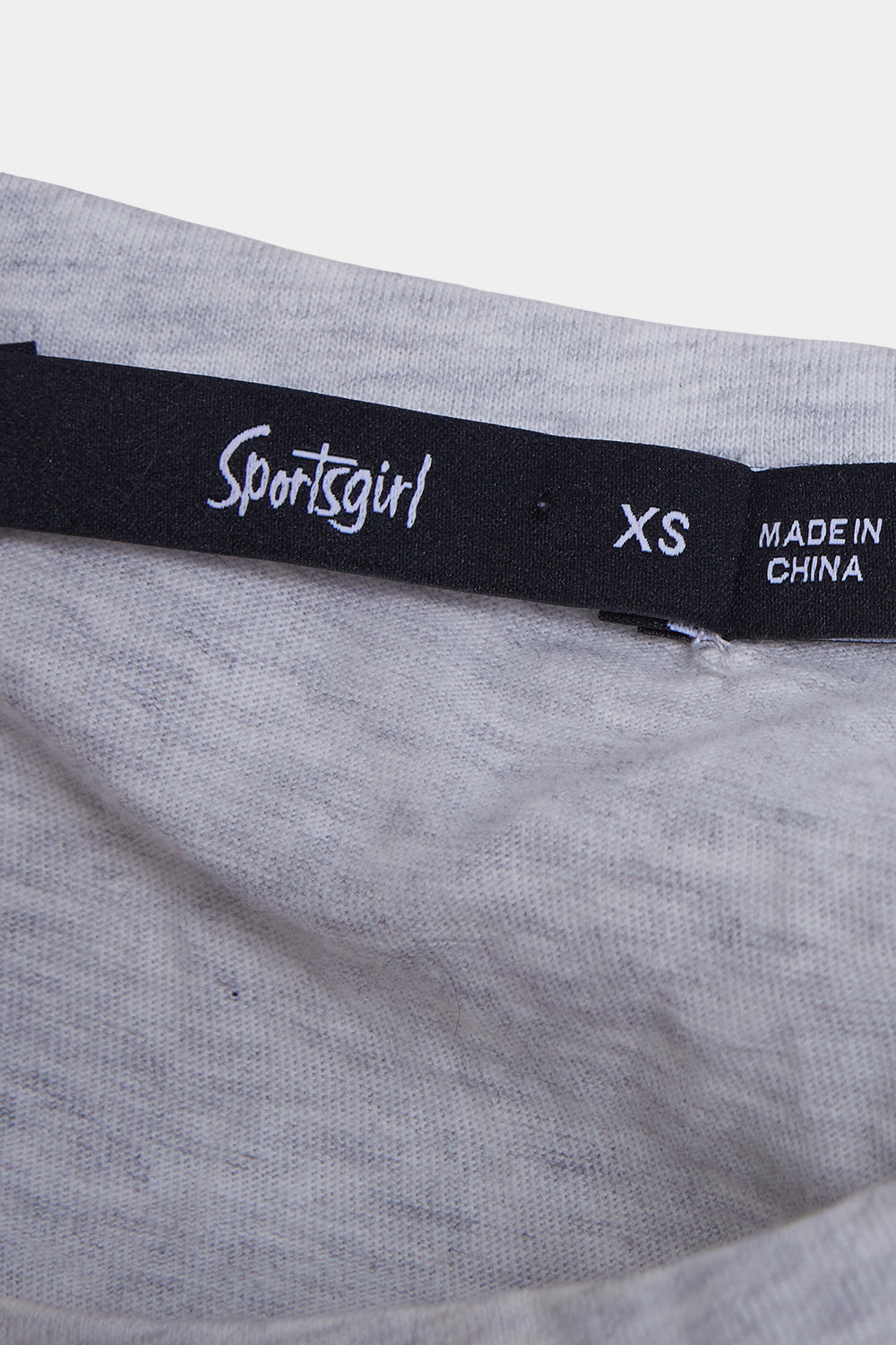 SPORTSGIRL Grey Racer Back Singlet