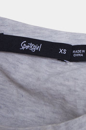 SPORTSGIRL Grey Racer Back Singlet
