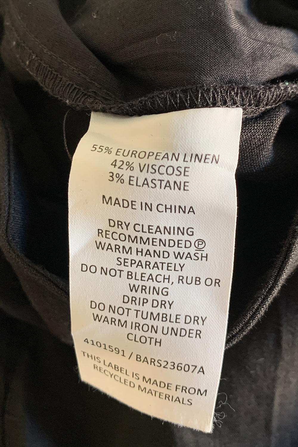BASQUE Black Pants
