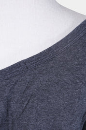 BASSIKE Grey One Shoulder Top