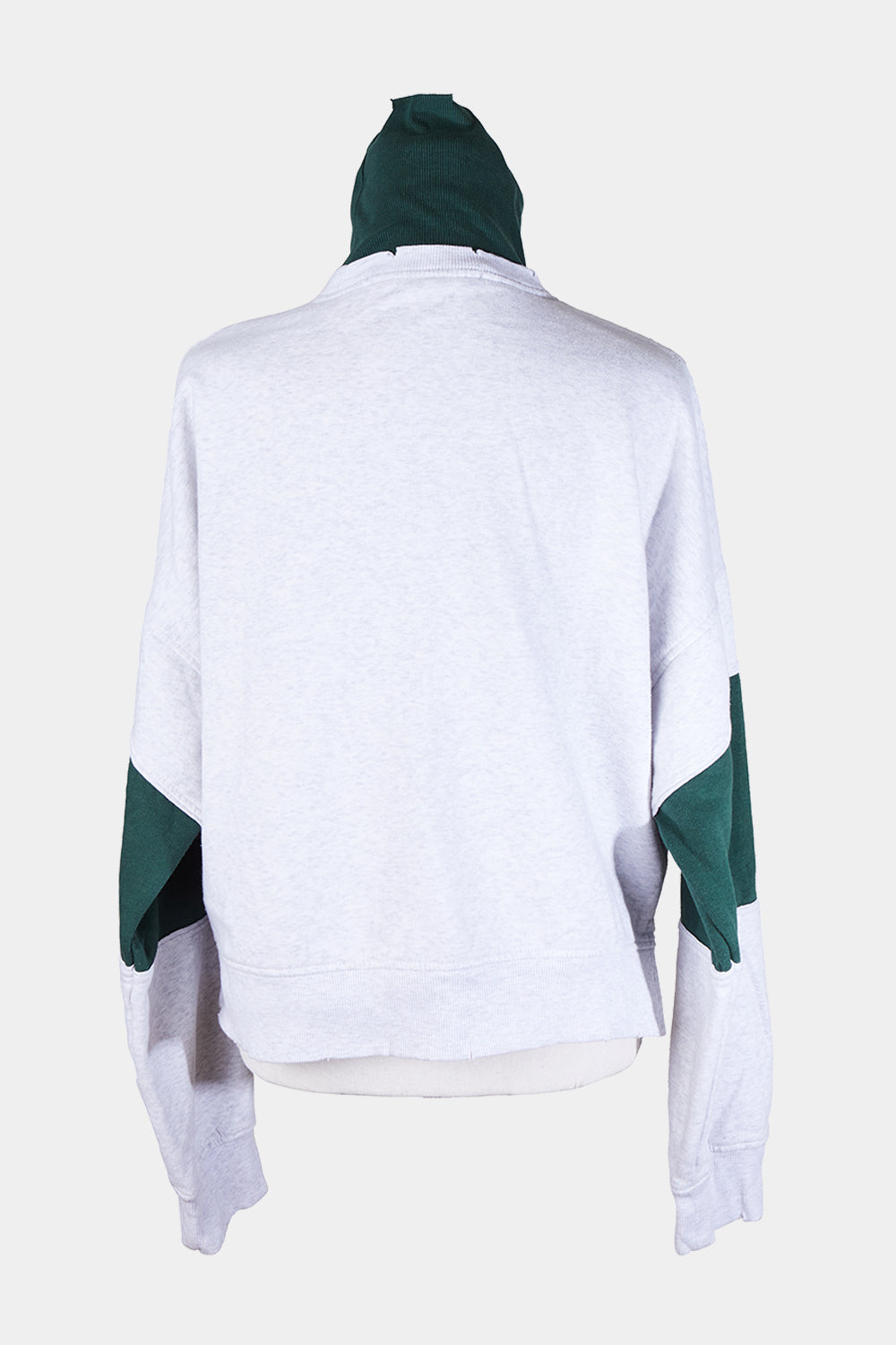 Playboy And Missguided Green, Grey Print High Neck Sweat