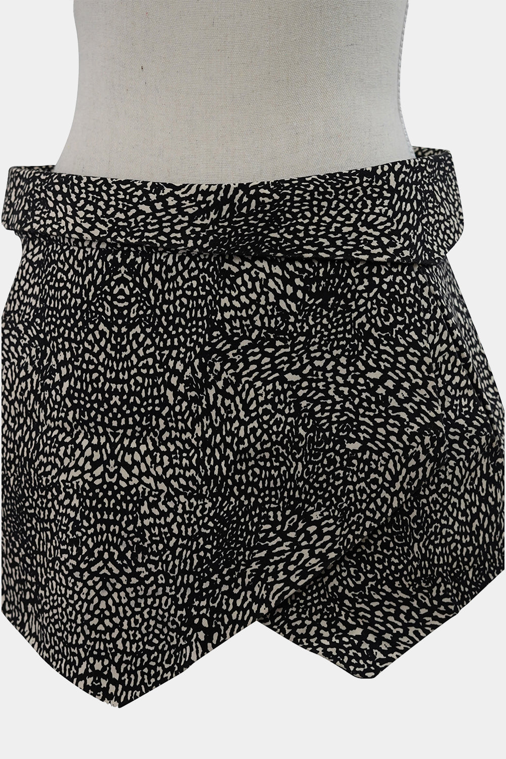 Zara Basic Black, White Skort