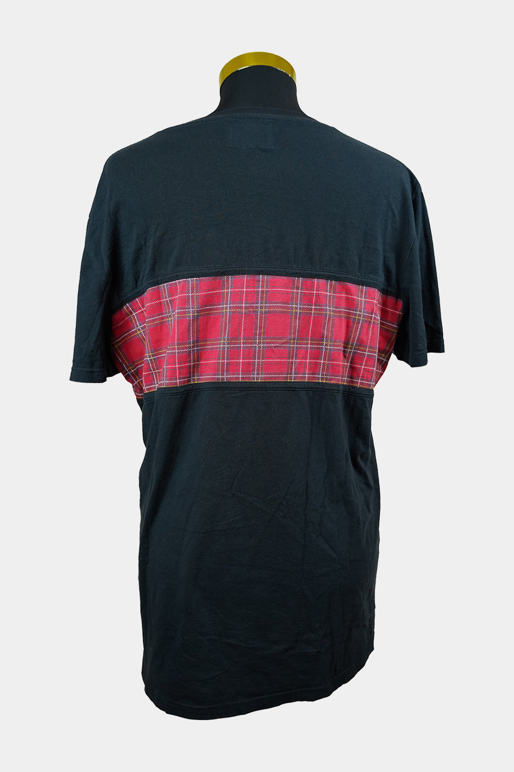 Nana Judy Black, Red Tee with Tartin Print