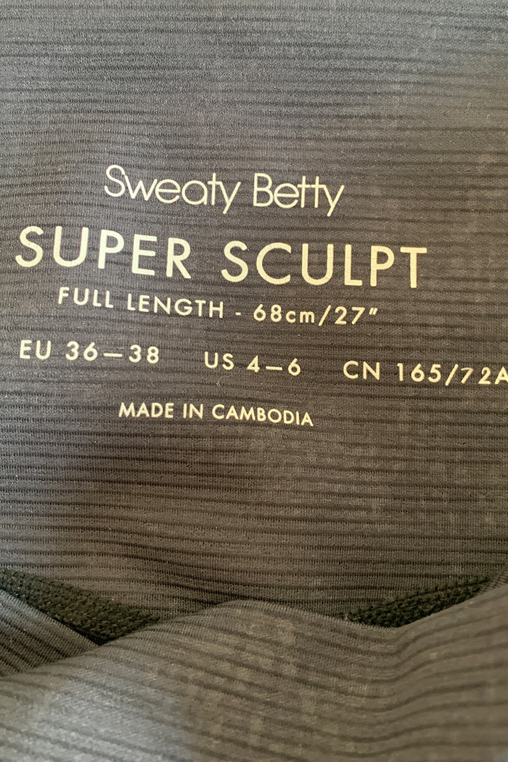 Sweaty Betty Black Gym Leggings